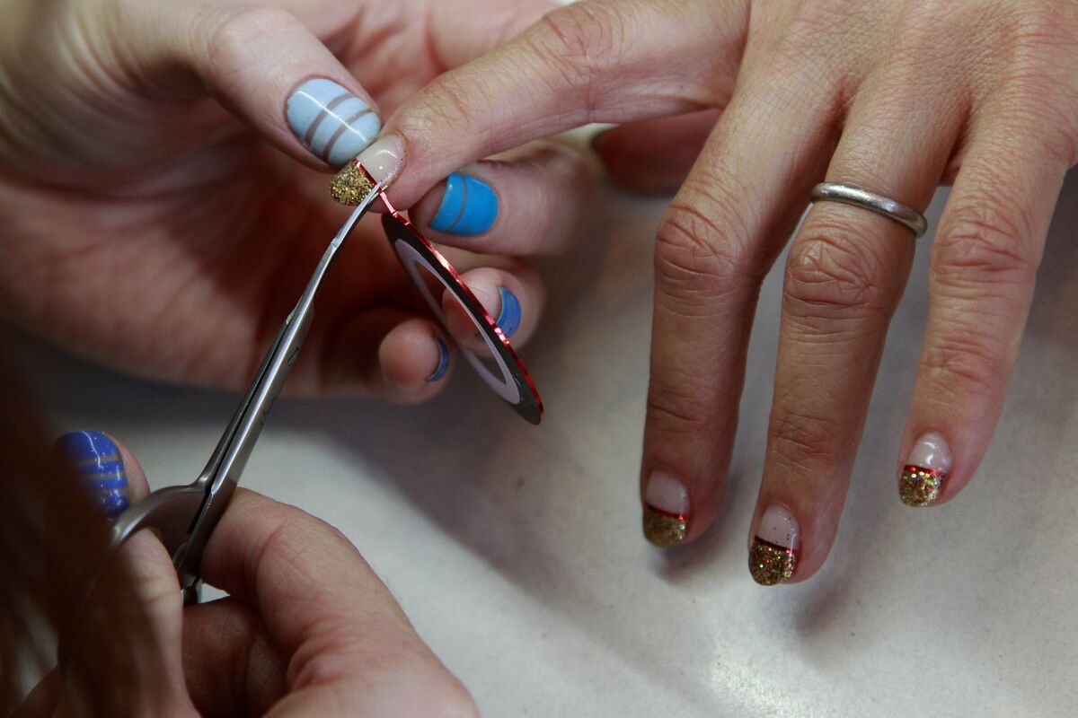 Under the latest state health guidelines announced Tuesday, nail salons will be allowed to reopen in California.