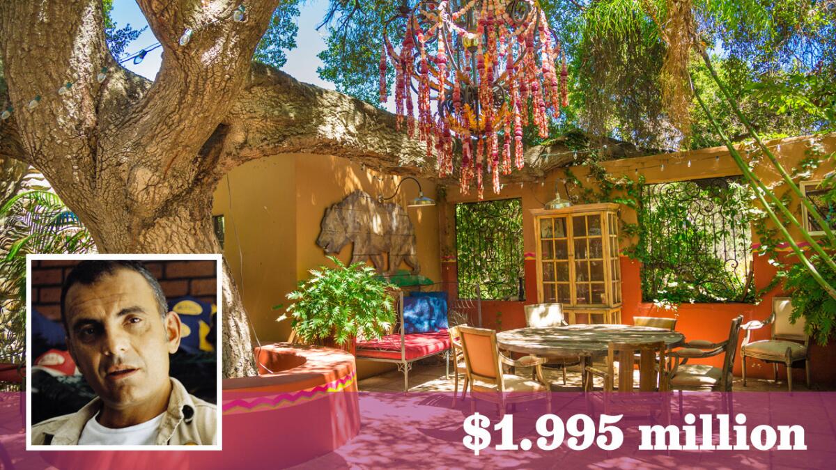 A Topanga estate owned by late fashion designer and marketer Christian Audigier has come to market for about $2 million.