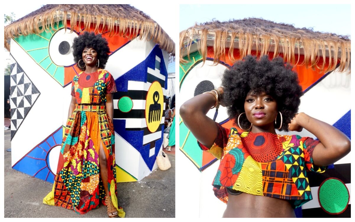 Jennifer Navarrete at Afropunk in Brooklyn, N.Y.
