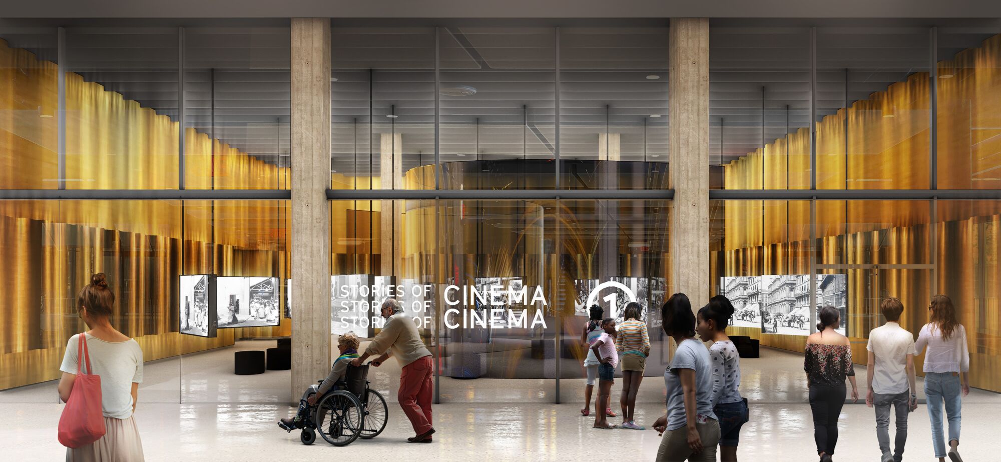An interior rendering of the Academy Museum of Motion Pictures, designed by wHY. Founder Kulapat Yantrasast is looking into how museums might safely reopen when the lockdown orders lift.