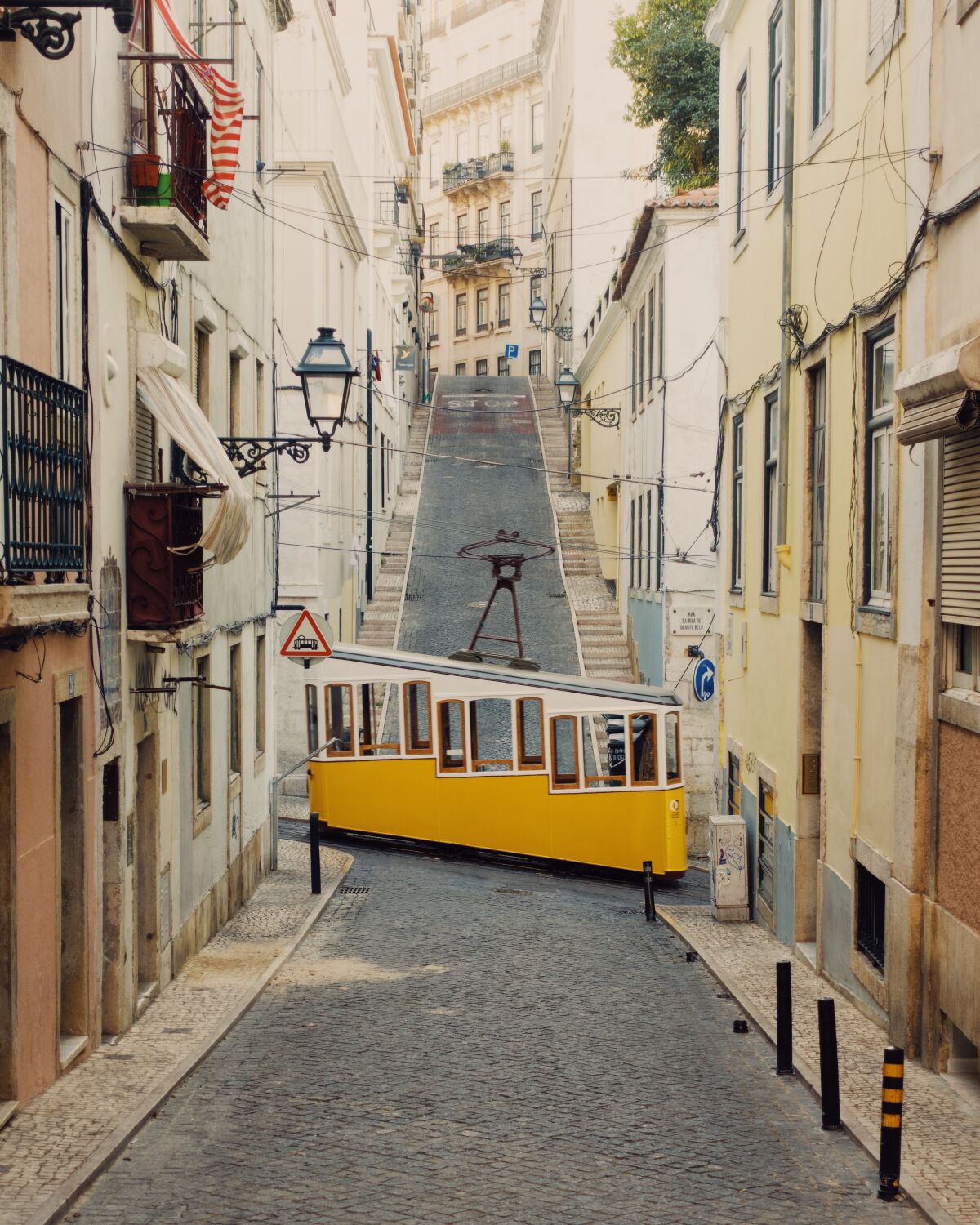 A tram in Lisbon is part of the book, "Accidentally Wes Anderson."