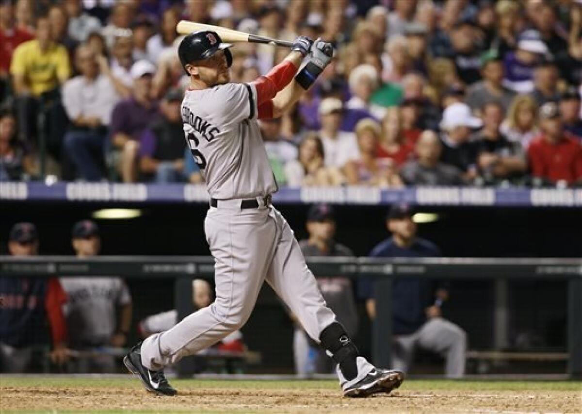 Middlebrooks' big night leads Red Sox past Rockies - The San Diego