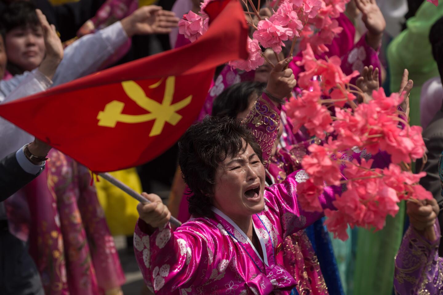 North Korea celebrates "Day of the Sun" festival