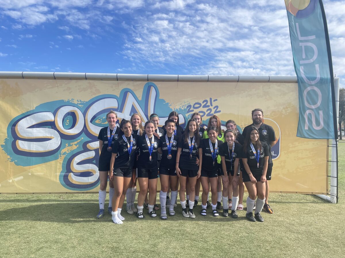 The La Jolla Youth Soccer League's girls 2005 Impact team