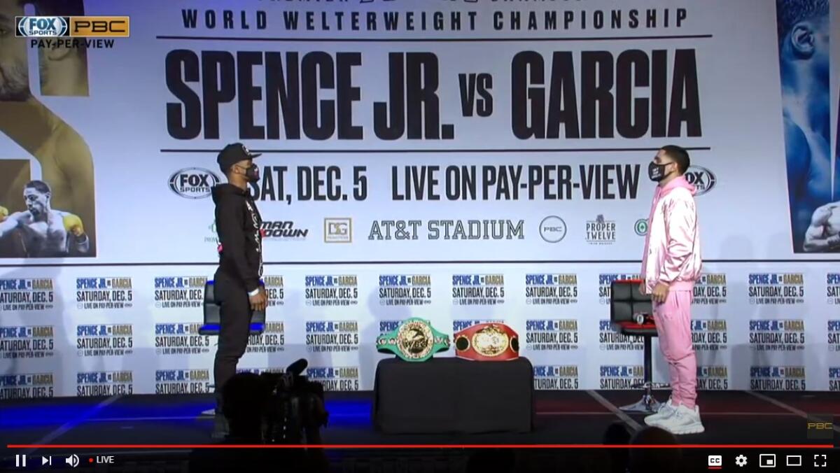 Spence Jr. vs. García.