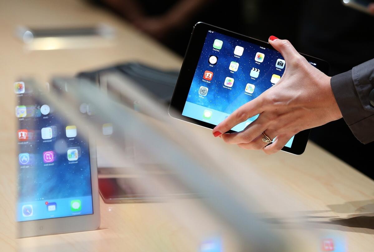 Apple showed the new iPad mini with retina display last month.