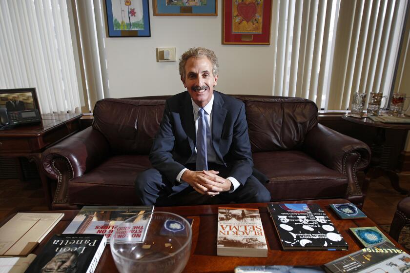 Los Angeles City Atty. Mike Feuer at his office in downtown L.A.