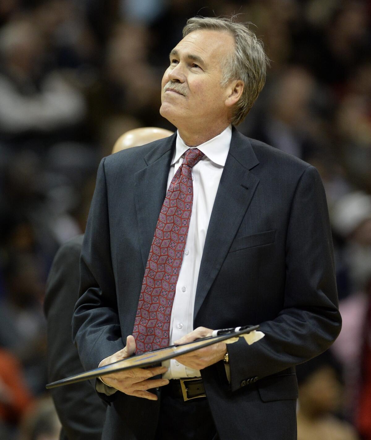 Lakers Coach Mike D'Antoni hopes some of his players can catch a break and get healthy as the team prepares for a tough stretch of games.