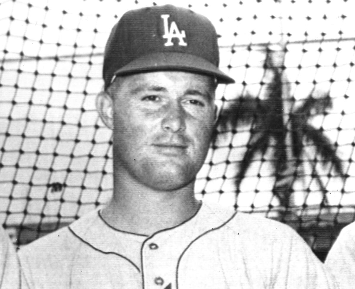 Ron Fairly, shown in 1959, played 11 ½ seasons for the Dodgers.