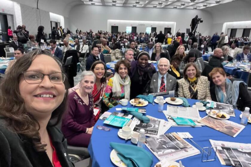 Attendees at the annual Martin Luther King Jr. Breakfast in San Diego, Calif.