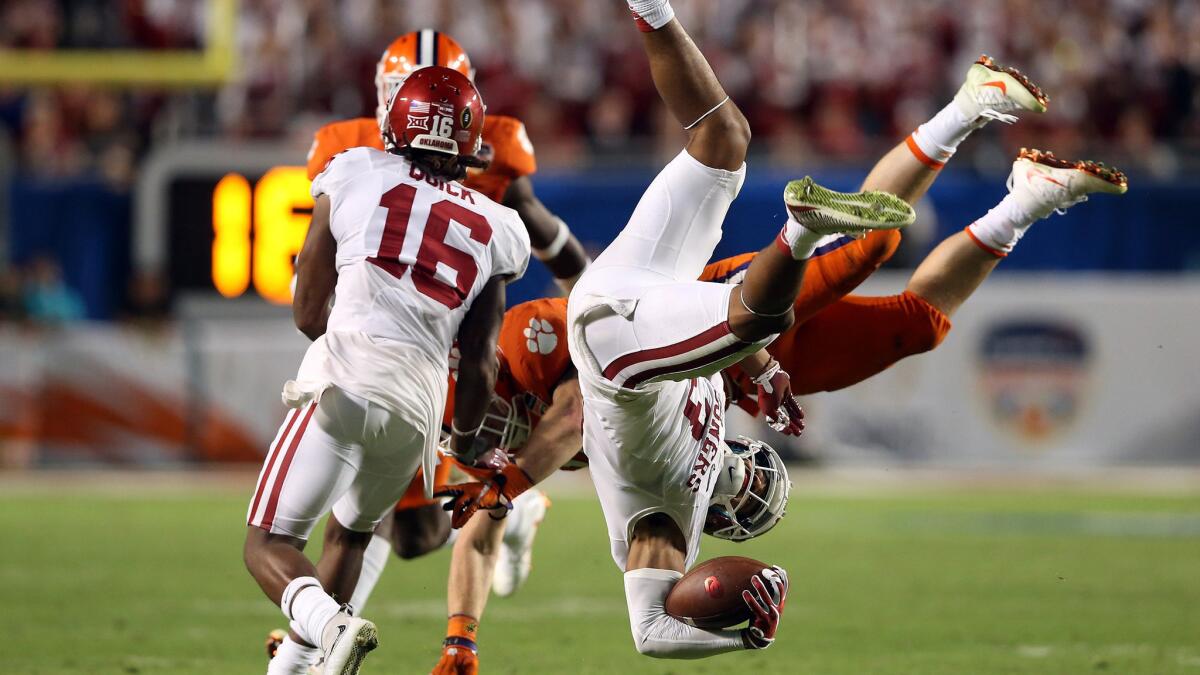 Much like Oklahoma receiver Sterling Shepard and Clemson defensive back T. J. Green, ratings for the College Football Playoff semifinals on New Year's Eve were headed the wrong direction.