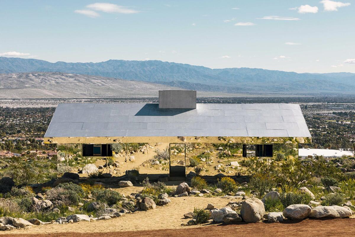 Doug Aitken's "Mirage," on view in the inaugural Desert X in 2017.