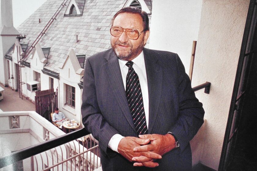 Raymond Sarlot was looking for a tax write-off when he and a partner bought the Chateau Marmont.