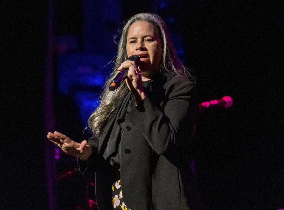 Natalie Merchant at 8th Annual "Home for the Holidays" benefit, New York Dec. 8, 2018.