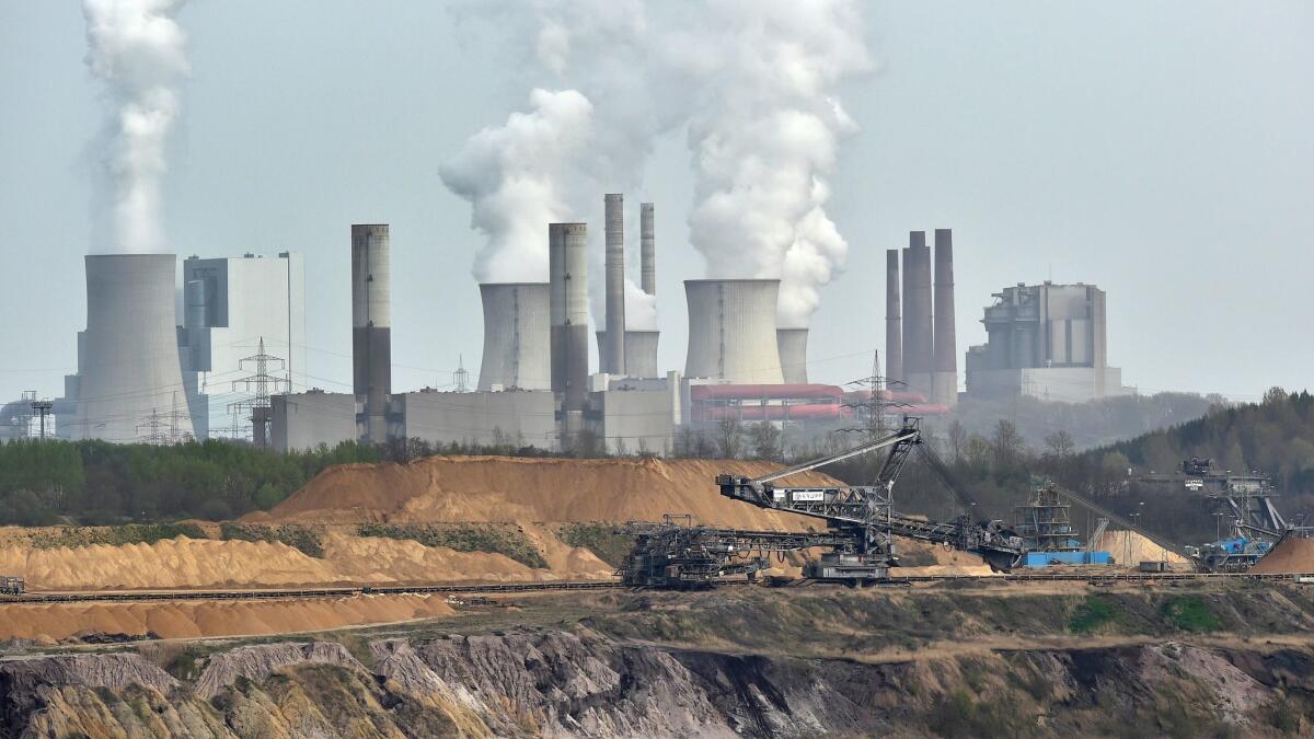 A mining operation near the city of Grevenbroich in western Germany.