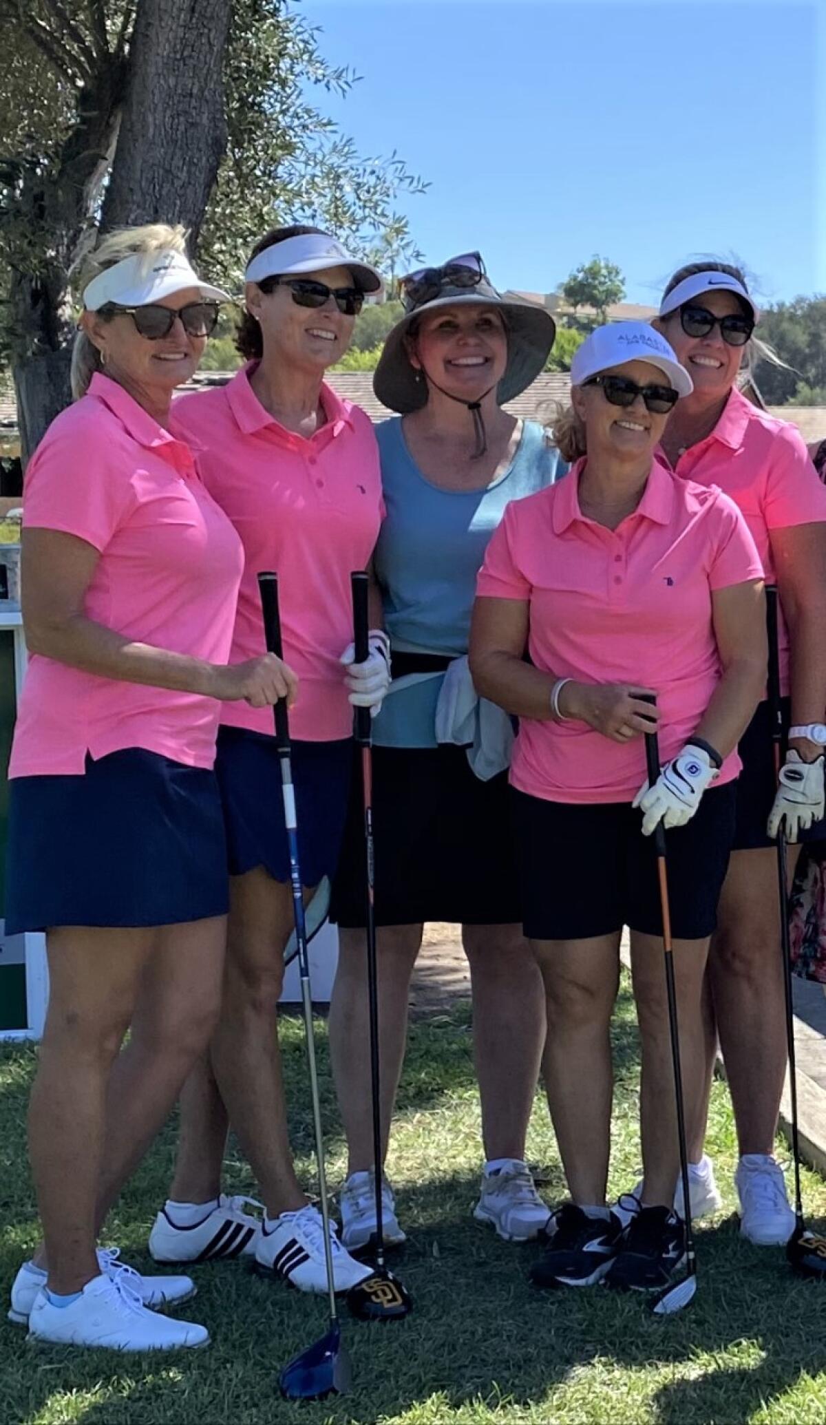 Winning team members (l-r): Kristi Day, Dominique Nielander, Hedi Allen-Hydo, Michelle Moraga, Theresa Hill