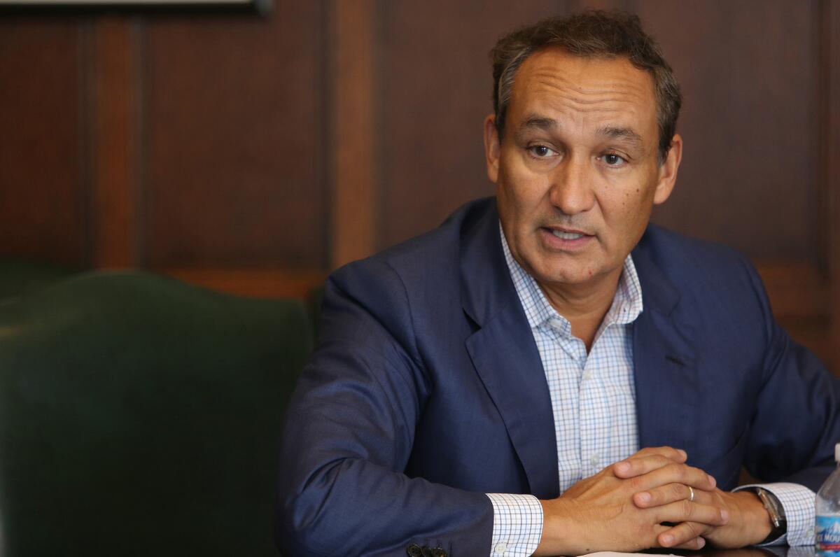 Oscar Munoz, 56, was named chief executive of United Continental Holdings on Sept. 8 after the company announced that CEO Jeff Smisek had suddenly stepped down.