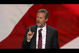 Watch: Jerry Falwell Jr. goes after Clinton at Republican National Convention