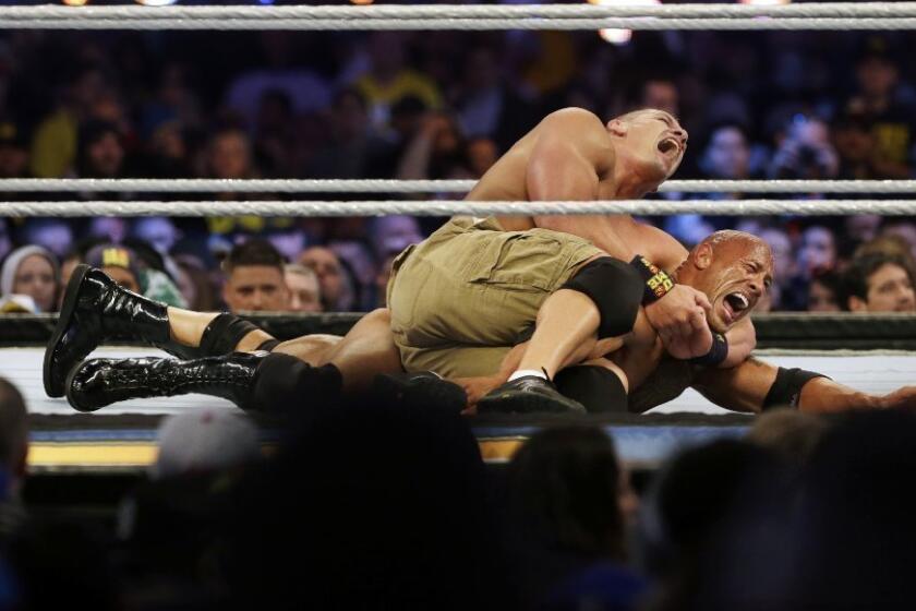 John Cena defeated The Rock at WrestleMania 29.