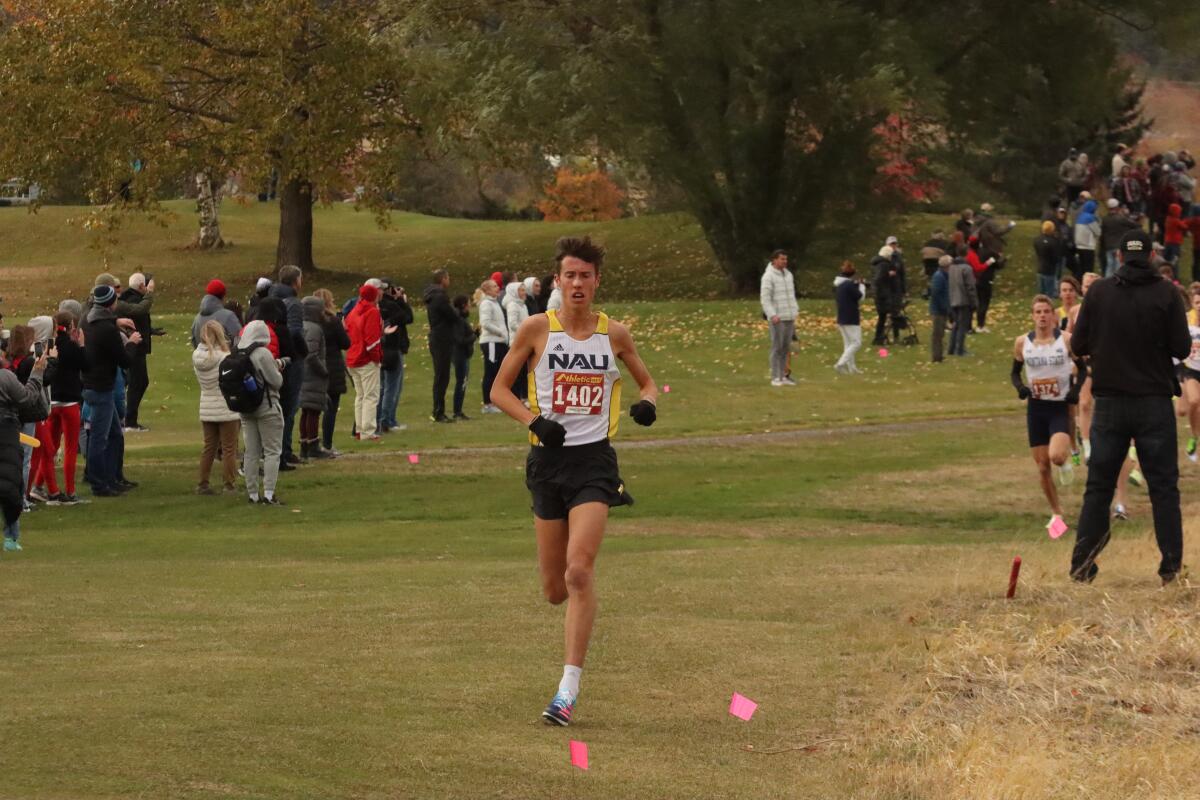 Nico Young racing during a cross country meet