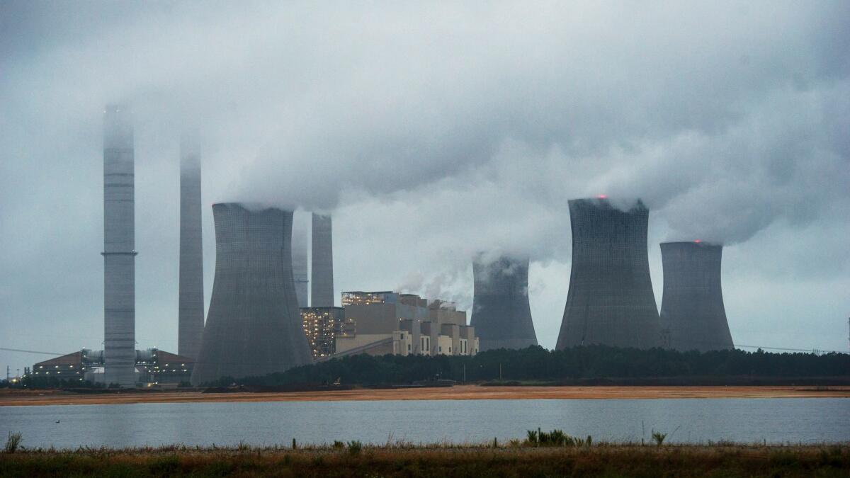 The coal-fired Plant Scherer in Juliette, Ga., in 2014.