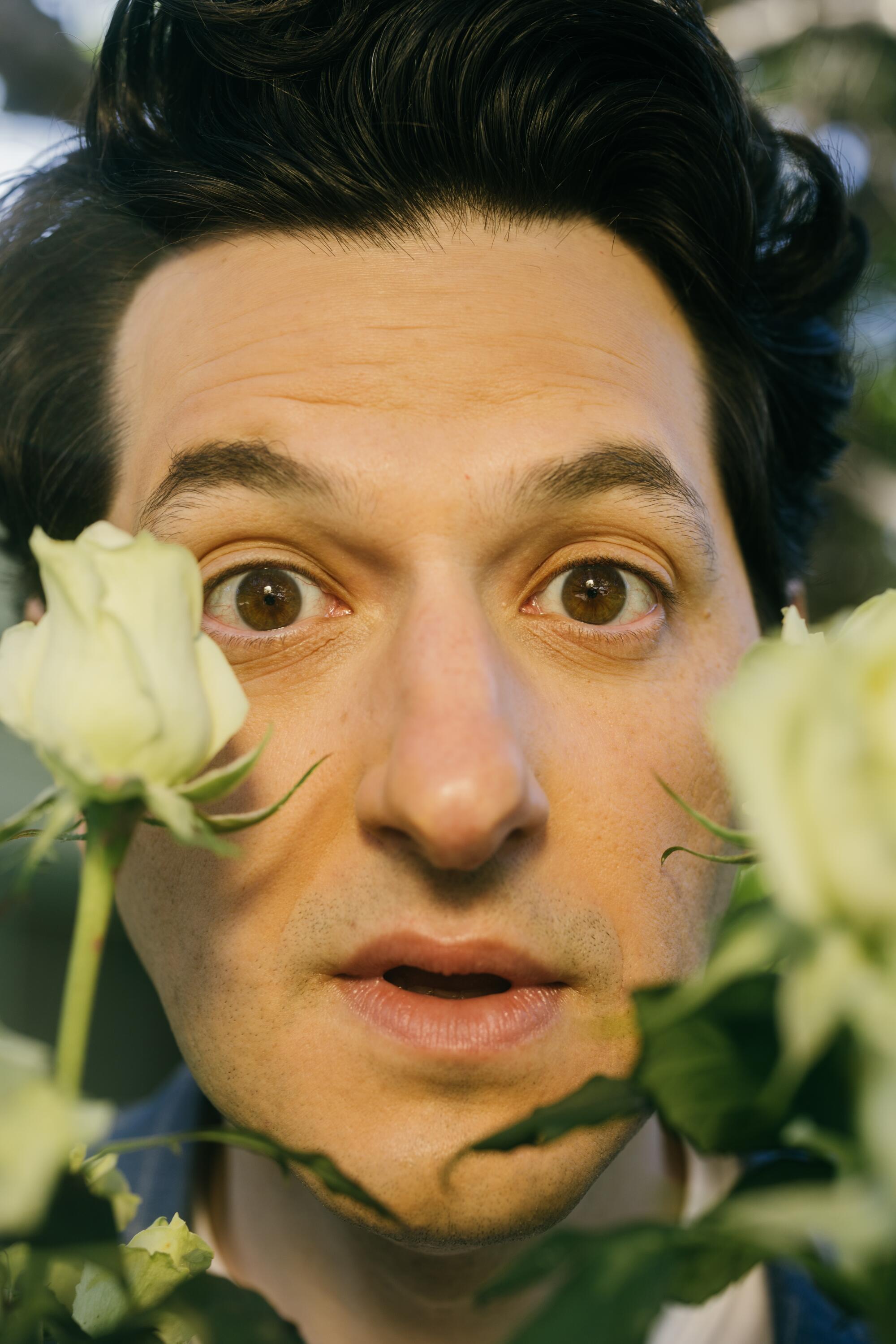 Ben Schwartz photographed at a private residence.