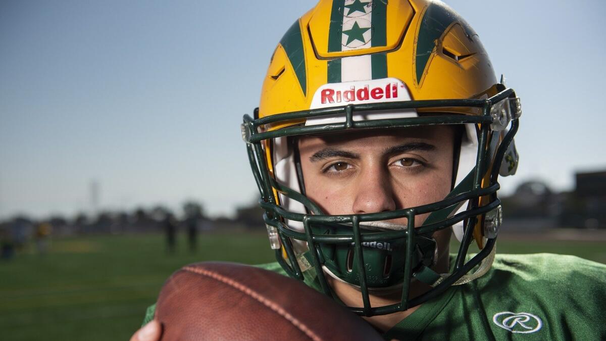 Edison High senior Kobe Lopez has rushed for 884 yards and five touchdowns this season.