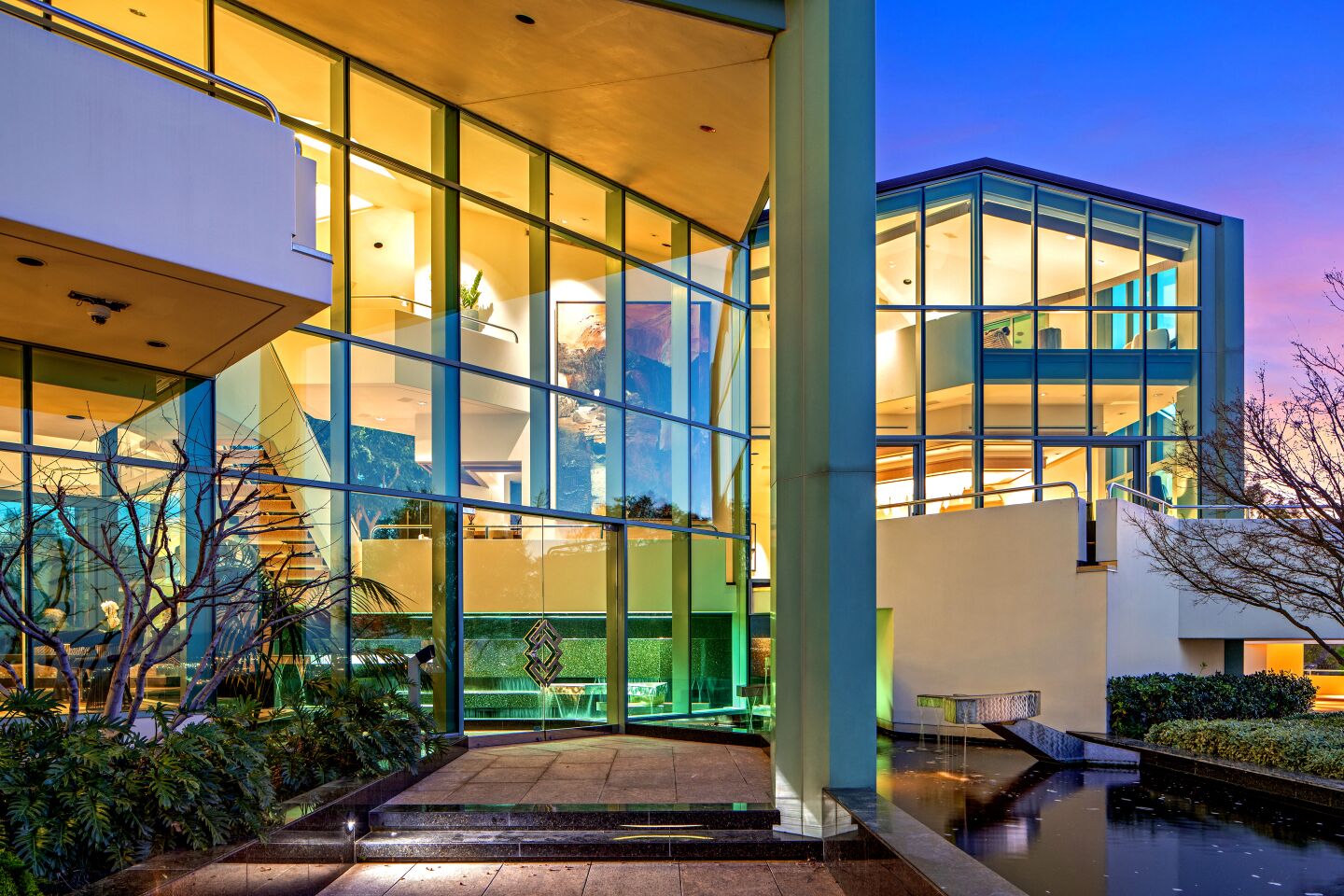 Grammy-winning artist Pharrell is asking $16.95 million for the ultra-modern compound he bought two years ago from filmmaker Tyler Perry.