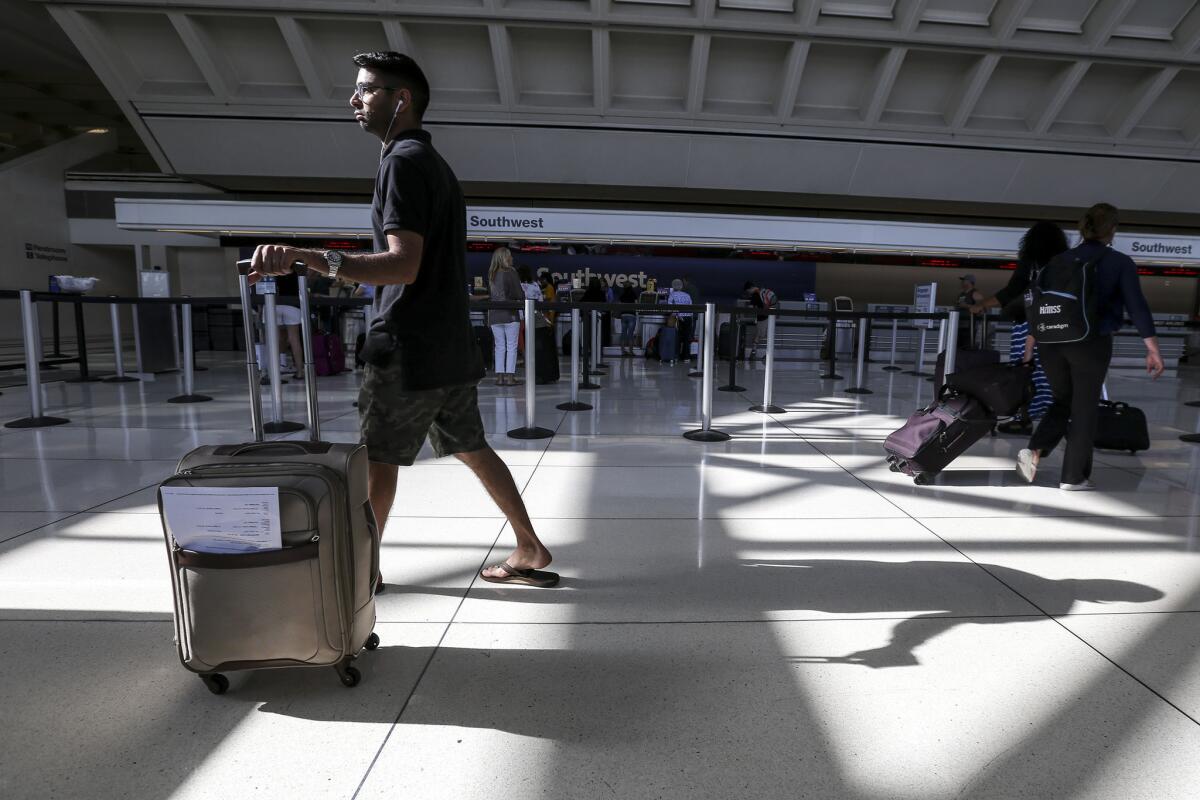 Some flights were delayed or canceled Wednesday morning after a power outage at Ontario International Airport.