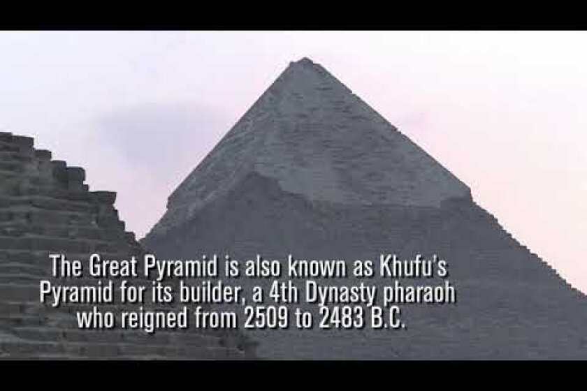Scientists discover hidden chamber in Egypt’s Great Pyramid