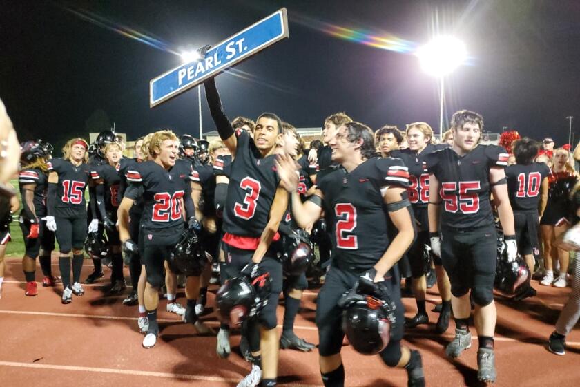 The 2023 "Battle for Pearl Street" went to La Jolla High School in a 41-19 defeat of local rival The Bishop's School.