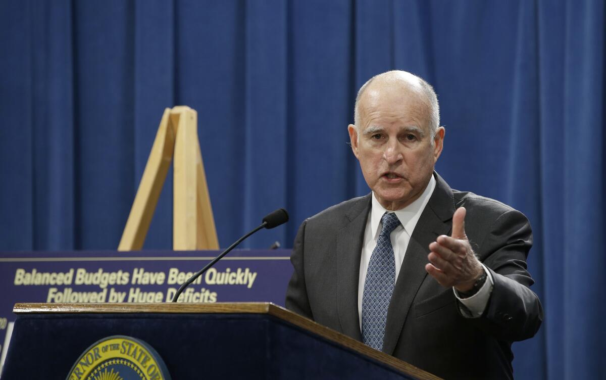 California Gov. Jerry Brown on Tuesday