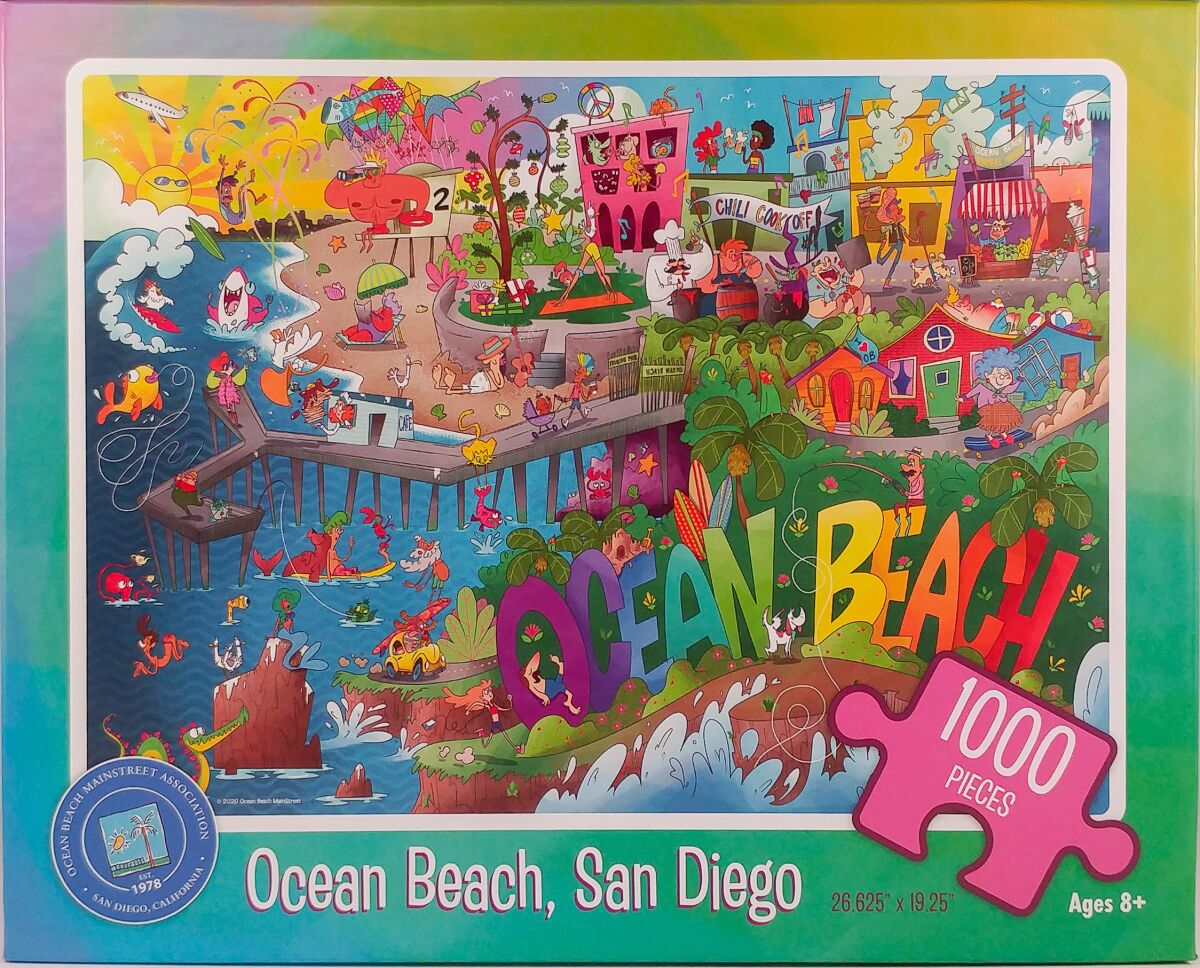 A new offering from the Ocean Beach MainStreet Association's online store is a jigsaw puzzle.