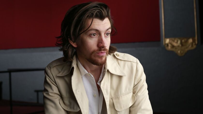 Alex Turner, lead singer of the rock band Arctic Monkeys.