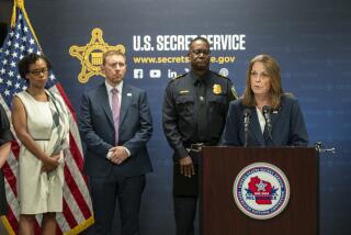 U.S. Secret Service Director Kimberly Cheatle speaks during a Republican National Convention security news conference Friday, June 21, 2024, in Milwaukee. (AP Photo/Andy Manis)