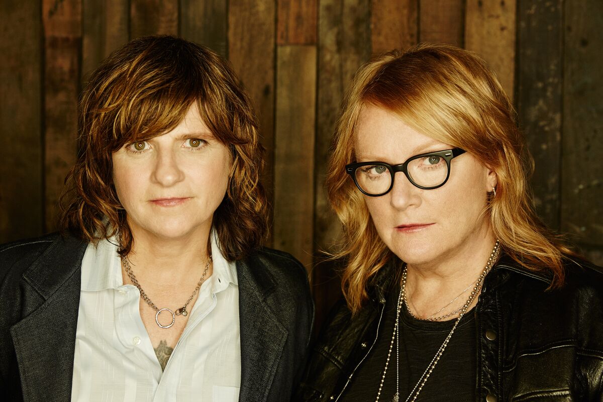 Amy Ray (left) and Emily Saliers of the Indigo Girls