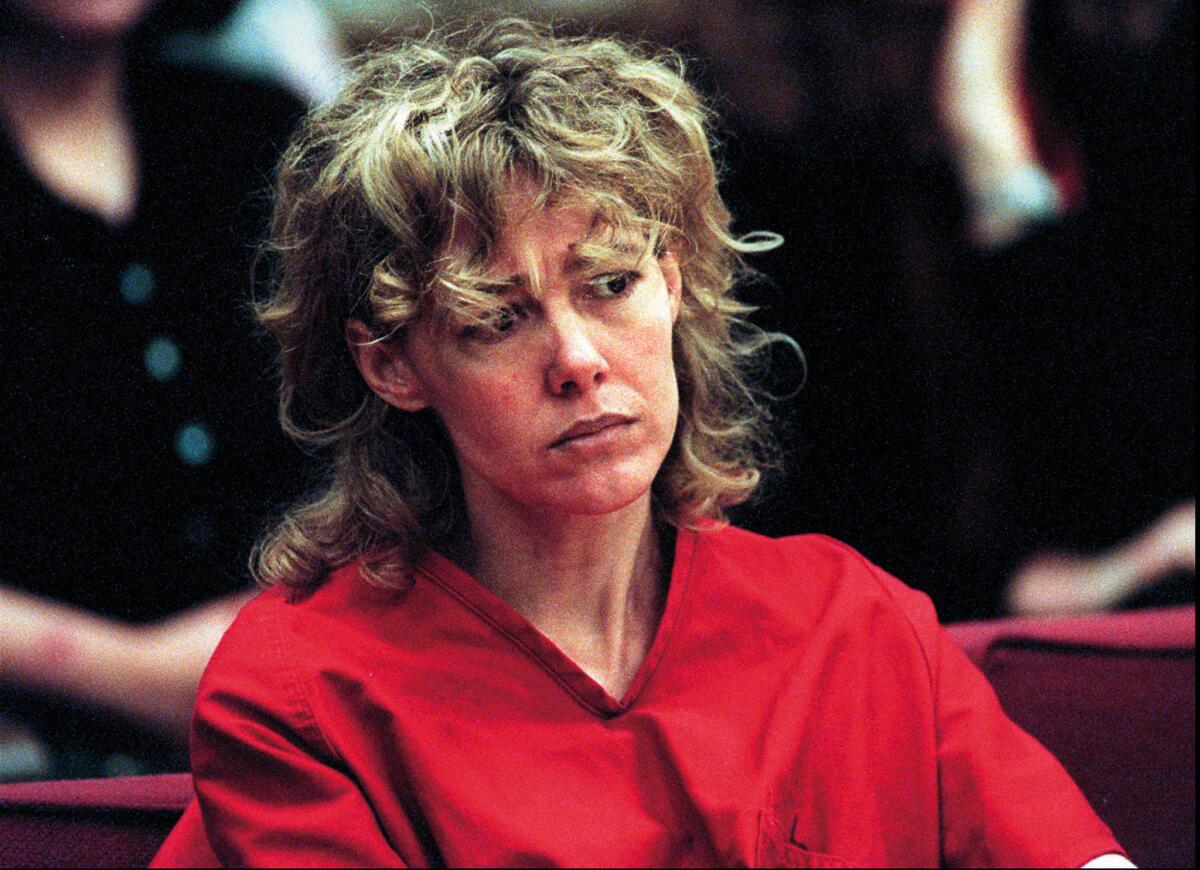 In a Feb. 6, 1998 file photo, Mary Kay Letourneau listens to testimony during a court hearing in Seattle.