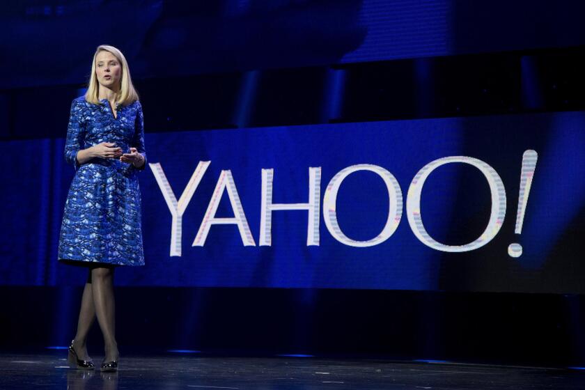 Yahoo chief Marissa Mayer instated the company's quarterly performance review system in 2012. Above, Mayer in 2014.