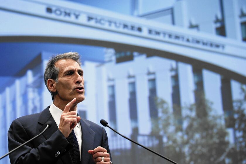 MPAA Chairman Chris Dodd and Sony Pictures Entertainment Chairman Michael Lynton, above, worked for a week to craft a letter of solidarity from Sony’s peers. Their efforts were initially rebuffed, several people familiar with the matter said.