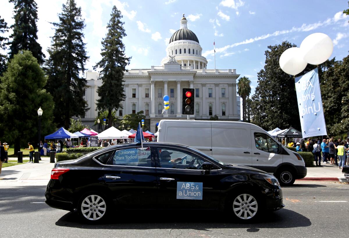 Protest outside state Capitol 