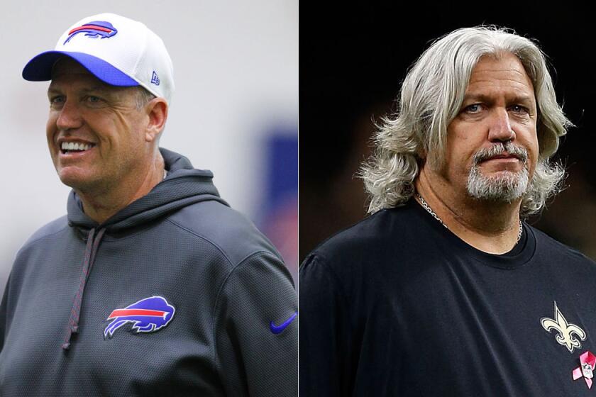 Rex Ryan, left, and his twin brother, Rob. Or is it vice versa?