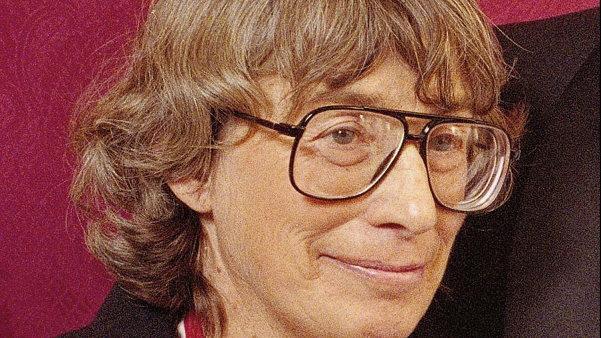 Mary Oliver, pictured in 1992, wrote rapturous odes to nature and animal life that brought her critical acclaim and popular affection.