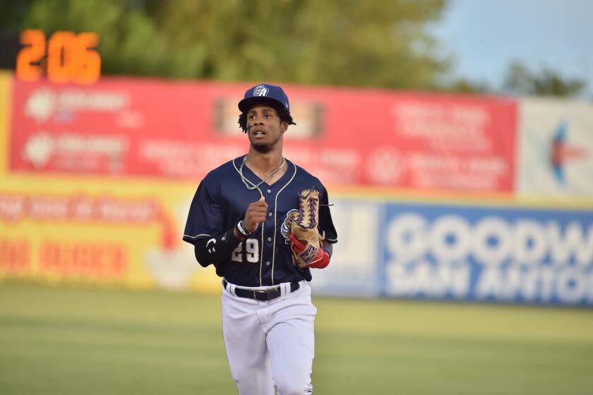 Outfielder Homer Bush Jr., the Padres' fourth-round pick in 2023, finished his first summer in pro ball at Double-A San Antonio.