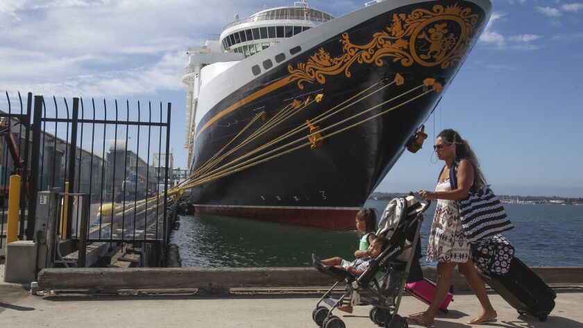 The Port of San Diego oversees 34 miles of property along the San Diego Bay, including two cruise ship terminals.
