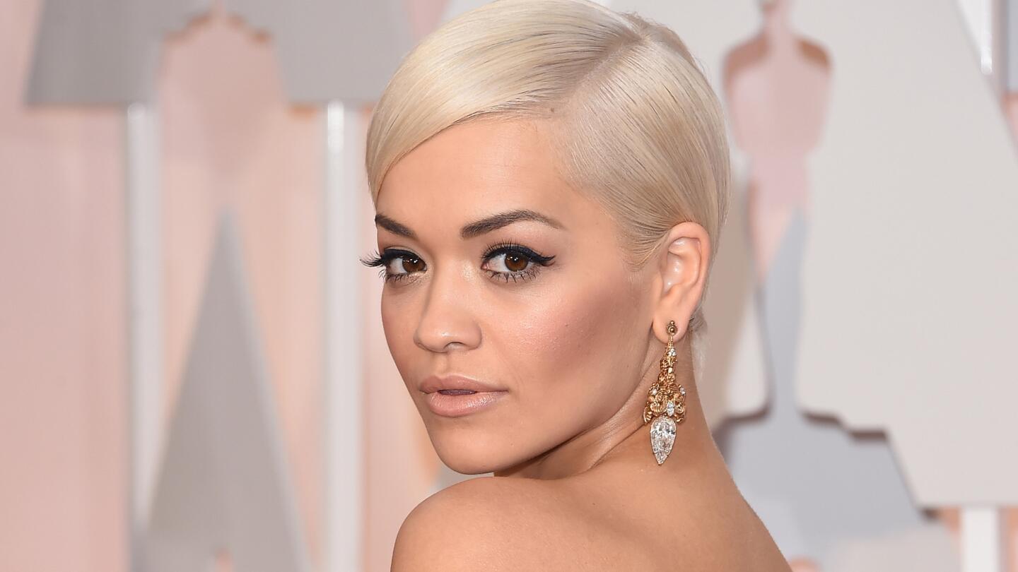 Rita Ora attends the 87th Annual Academy Awards at on Feb. 22, 2015.
