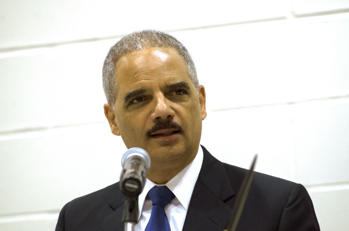 U.S. Atty. Gen. Eric Holder delivers the keynote address this month at a tribal conference on the campus of United Tribes Technical College in Bismarck, N.D.