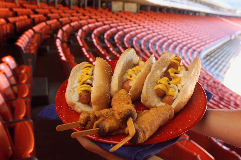Sure you can find them at the game, but why not bring your favorite stadium food home?
