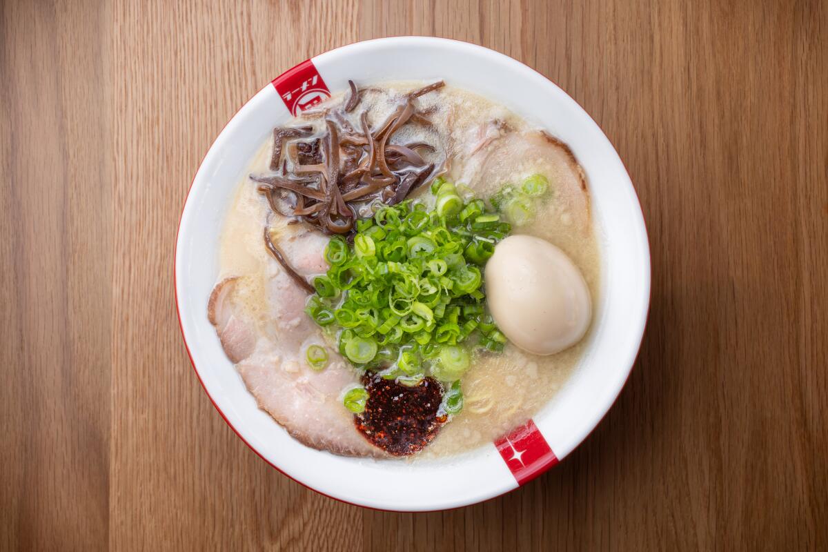 Japanese ramen chain Ramen Nagi has opened a new location in the Westfield Century City.