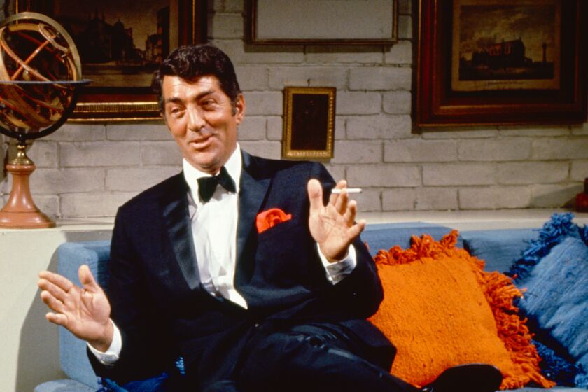 American actor and singer Dean Martin