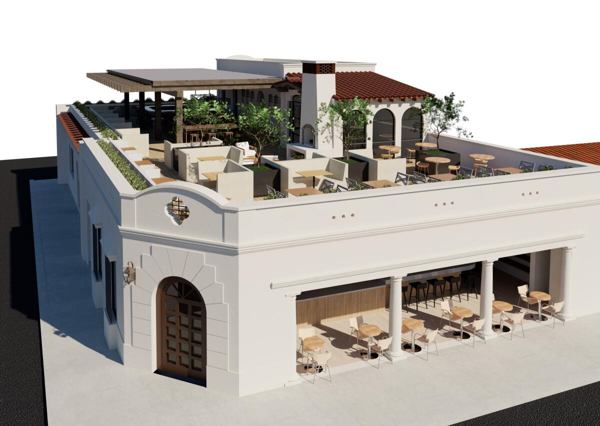The proposed New Francisco building in the Rancho Santa Fe village.
